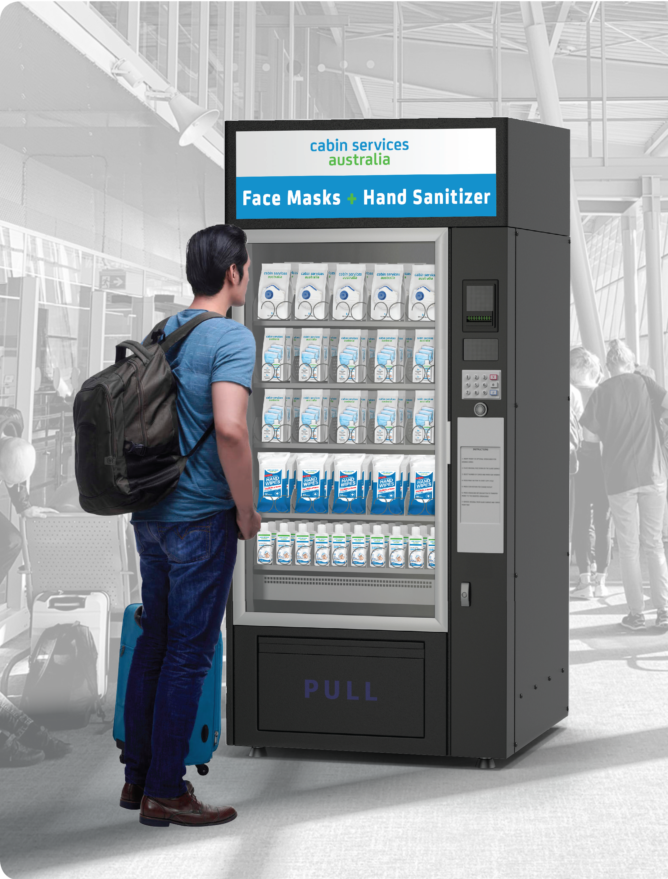 Personal Protection Equipment (PPE) Vending Machines - Cabin Services